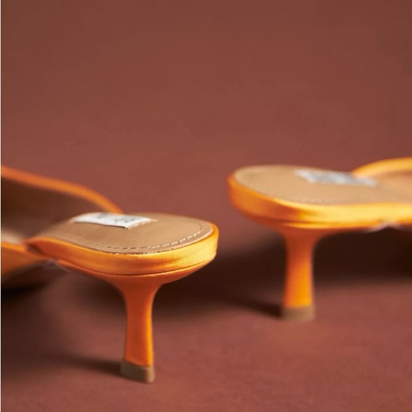 Bibi Lou Kitten Heels - Bright Orange - Picture 6 of 7